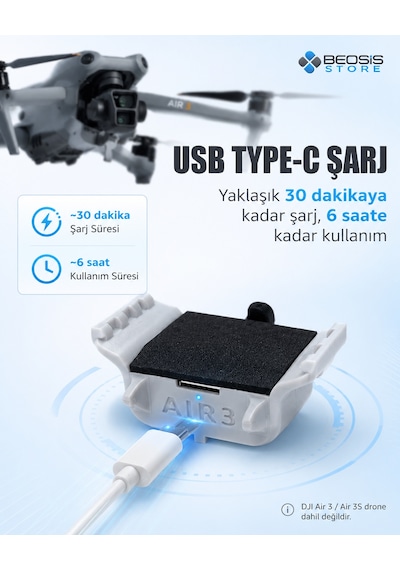 Djı Air 3 / Air 3s Yük Bırakma Aparatı Henwafx Işık Sensörlü Airdrop Modülü