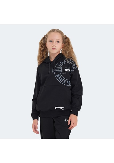 Slazenger LISEY IN Unisex Çocuk Eşofman Takımı Siyah