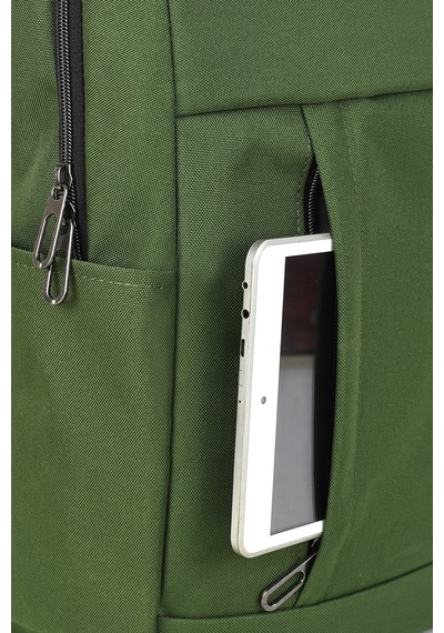 Notebook Cantasi Yesil Galb Leather Yeşil