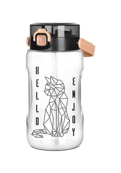 Şeffaf Matara - 1500 Ml - 50,7 Oz - Watermode Matara - Pyrz-767787 Diğer
