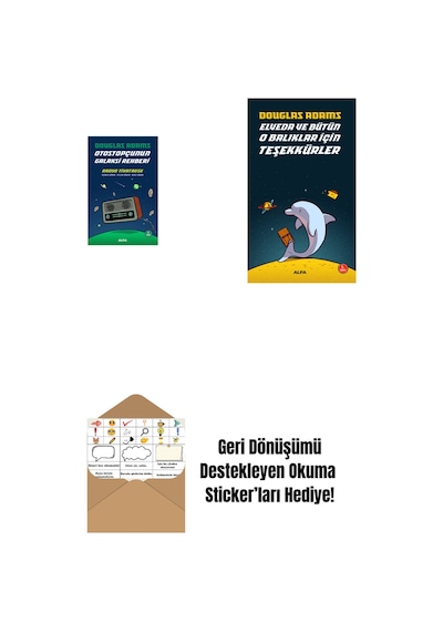 Otostopçunun Galaksi Rehberi - Radyo Tiyatrosu + Elveda Ve Bütün O Balıklar İçin Teşekkürler + Okuma Sticker'ları