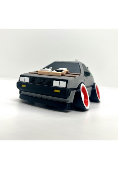 Back To The Future Delorean Dmc-12 3d Araba Figürü