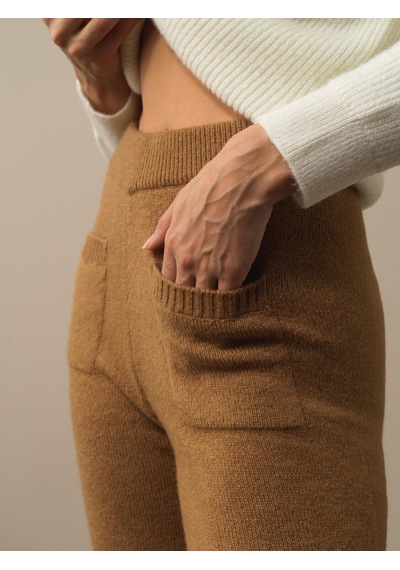 Camel Lüks Pamuk Dokulu Regular Fit Pantolon 850959