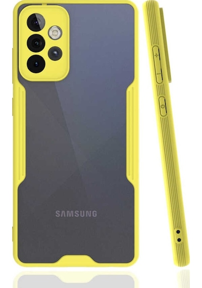 Galaxy A72 Kilif Zore Parfe Kenarlari Pastel Renk Silikon Kilif 504361795