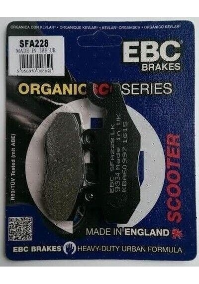 Ebc Sfa228 2007-2012 Peugeot Geopolis 250 Uyumlu Arka Fren Balatası Nissin Kaliper Organik Balata