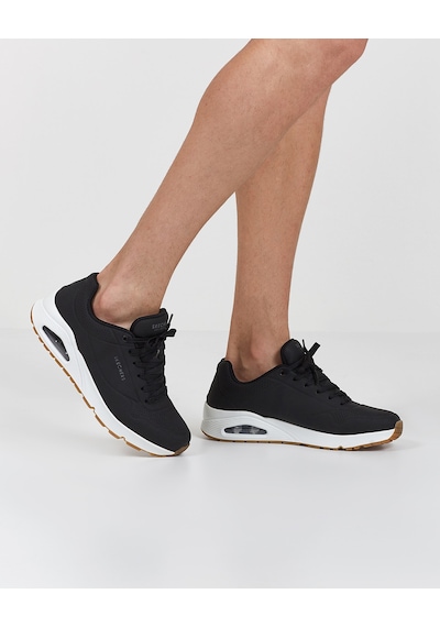 Skechers Uno - Stand On Air Erkek Siyah Sneakers 52458 Blk Siyah