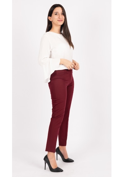 Soralline Bayan Bordo Pantolon Bilekte 1683 Bordo