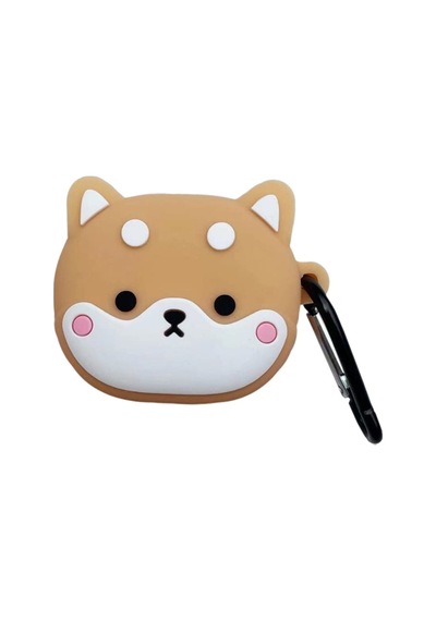 Caseonn Samsung Galaxy Buds 4 Kılıf Karakter Figürlü Shiba Köpek Yavruağzı