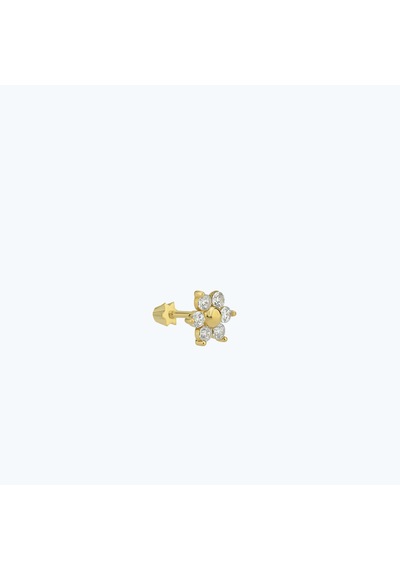Altınbaş Altın Çiçek Tragus Piercing Trgsbt068-25854 Altın
