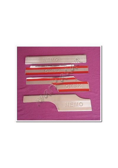 Woc Chrome Citroen Nemo Krom İç Kapı Eşiği 2008 Sonrası 4 Parça P