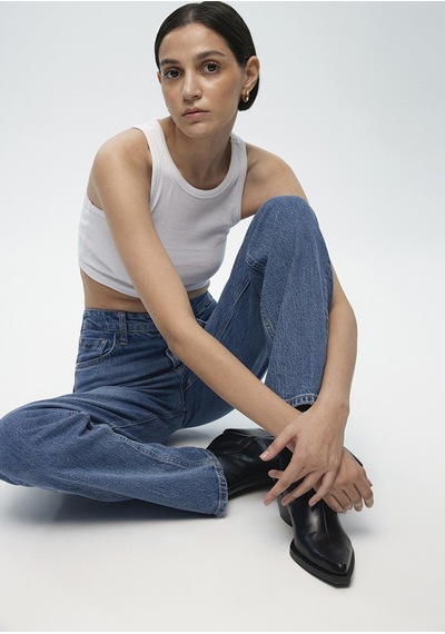Sky Mid Classic Denim Mavi