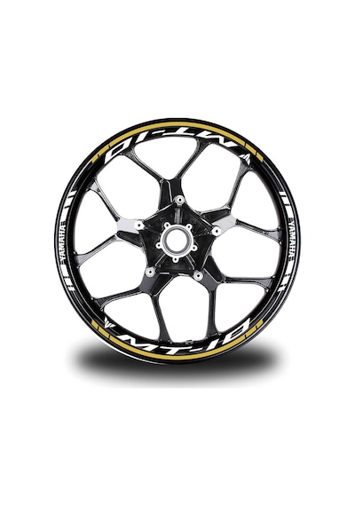 Koyu Sarı Yamaha Mt 10 Takım Jant Sticker Etiket
