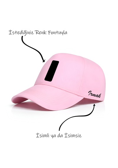 Ogc I Harfi Unisex Şapka Pembe