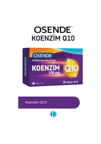 Osende Koenzim 100Mg Q10 30 Yumuşak Kapsül