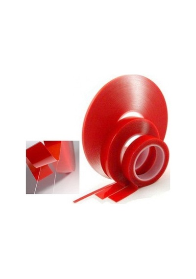 Çift Taraflı Silikonlu Şeffaf Bant 10Mm X 5M Su Geçirmez Süper Gü N11.120