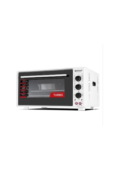 İtimat 8060 60 LT Çift Camlı Turbo Mini Fırın