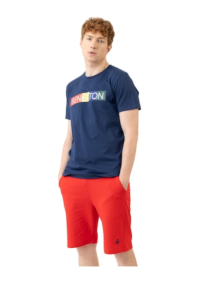 United Colors of Benetton Erkek T-shirt M21158 Lacivert