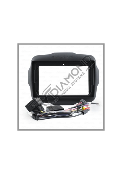 Özer Elektronik Jeep Renegade 2014-2023 Android Teyp Çerçeve 9 Inch - Soket - Canbus 10 İnç