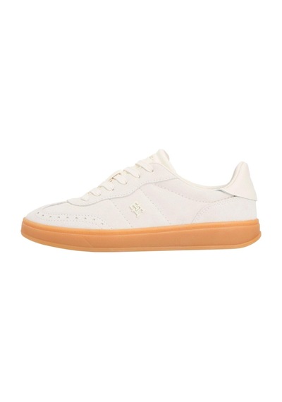 Tommy Hilfiger Th Heritage Kadın Beyaz Sneaker-9600 Ancient White