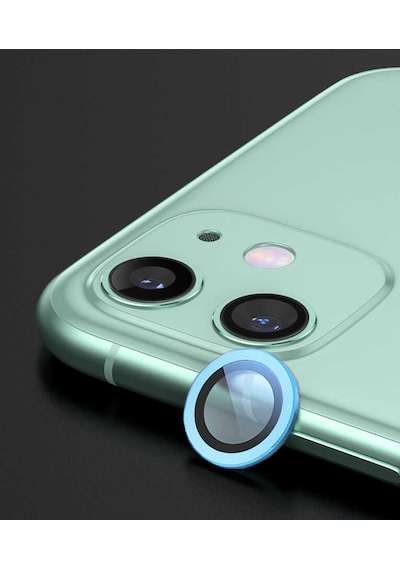 Effox Apple Uyumlu iPhone 11 Cl-07 Kamera Koruyucu-mavi Mavi
