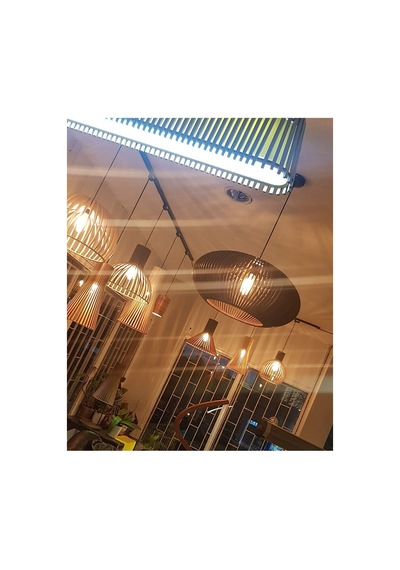 50 Cm Büyük Ahşap Yüzyıl Küre Salon Cafe Ofis Mutfak Avizesi Isme Özel Hazırlanan Ahşap Kutuludur Ceviz