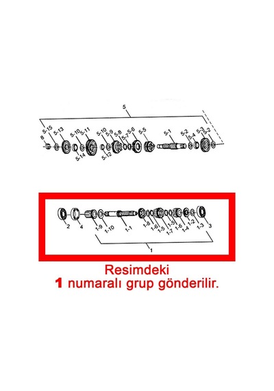 Haojue Da135s Transmısyon Mılı Takımı 24102h3e010h000