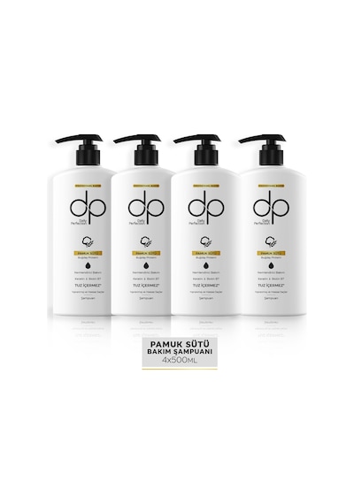 Dp Daily Perfection Şampuan Pamuk Sütü 4 x 500 ML