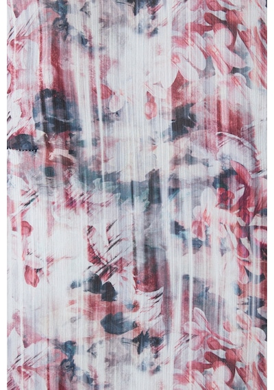 Sateen Desenli Klasik Gömlek - Bordo-137463