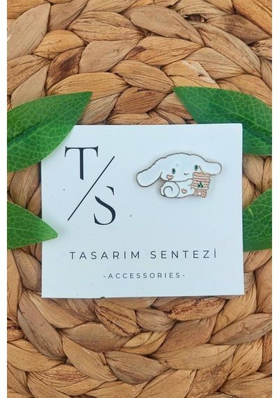 Rozet Metal Çanta Şapka Takı Aksesuar Cinnamoroll Hello Kitty Çok Renkli