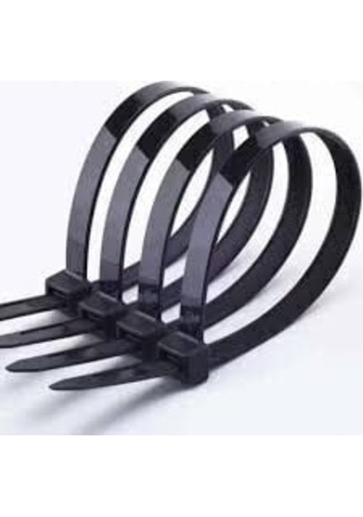 Uv Tork Kablo Bağı Cırt Kelepçe 3,6 Mmx250 Mm Siyah 100 'lü Paket