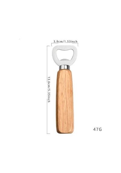 Ivory Açacak Ahşap Saplı Şişe Açacağı Kapak Açıcı Soda , Gazoz Açacağı Şişe Açacak