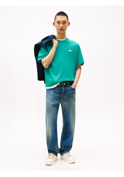 Tommy Hilfiger Tjm 90s Pop Col Nw Clsc T Ext Erkek Mavi T-shirt - Dm0dm21785 Mavi
