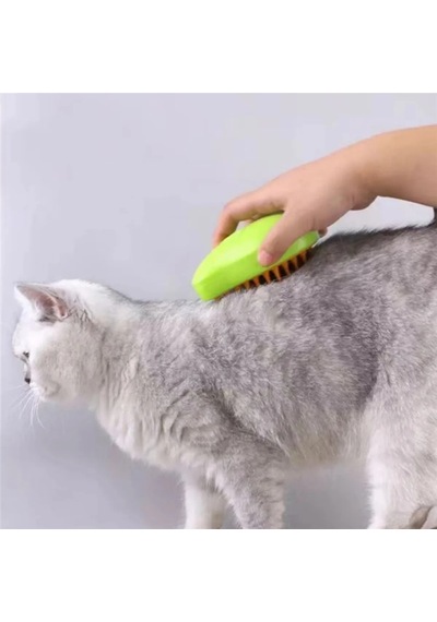 Buharlı Kedi & Köpek Yıkama Fırçası Tarağı Yumuşak Silikon