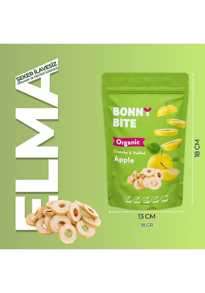 Kurutulmuş Elma Atıştırmalığı 18gr Diğer