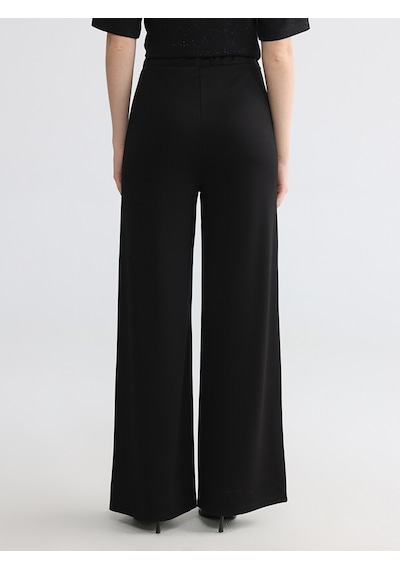 Lcw Modest Siyah Soft Touch Taşlı Kadın Eşofman Altı