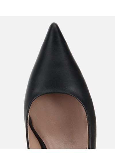 Hotiç Kadın Deri Siyah İnce Kısa Topuklu Stiletto 01ayh313010a100 01ayh313010a100 Siyah