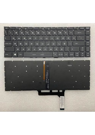 Msi 9z.nevbn.a01 Nsk-fdabn Notebook Klavye Siyah Tr Aydınlatmalı