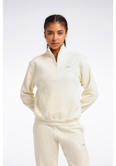 Reebok Q3 Ide Fleece Mıdlayer Bej Kadın Sweatshirt Bej
