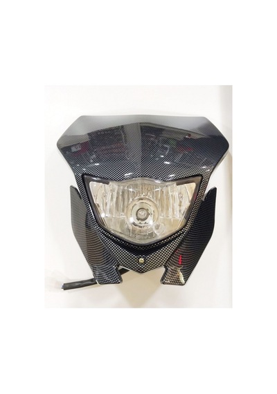 Motosiklet Universal Karbon Far