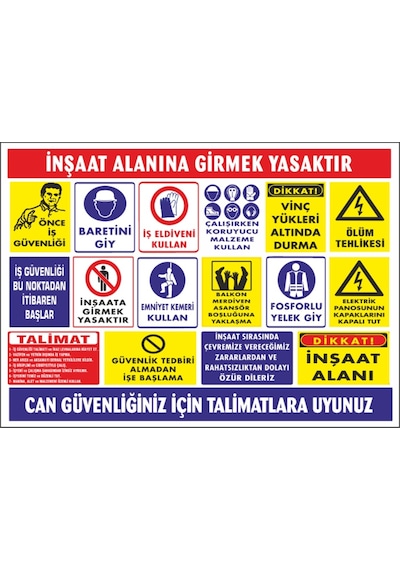 Inşaat Uyarı Levhası - Tasarım - 11