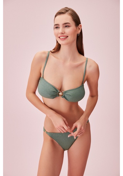 Suwen Yanı Detaylı Dokulu Bikini Alt Sb24475t1320