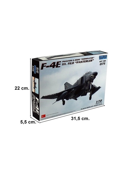 Hobbytime 075 1/72 F-4e Phantom Iı, Terminatör, 111.filo Panterler Plastik Maketi