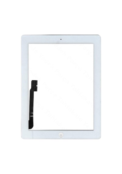 Apple iPad 4 A Uyumlu 1458 Butonlu Dokunmatik Beyaz