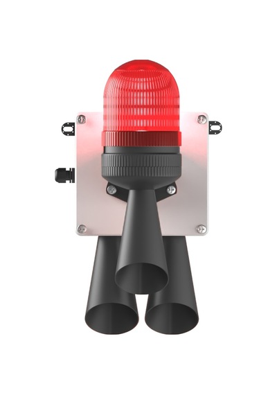 Mesanms 5806.1.12-24vac/dcled Multifonksiyon 3x 43 Ses Siren
