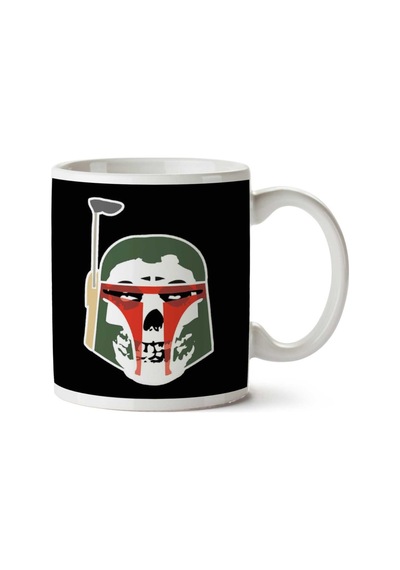 Star Wars Misfits Boba Fett İki Tarafı Baskılı Kupa Bardak