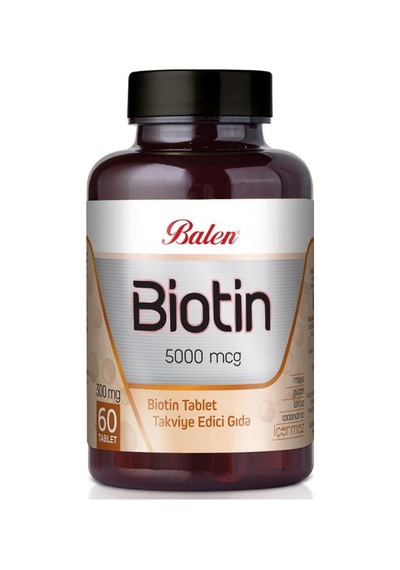 Balen Biotin 300 MG Takviye Edici Gıda 60 Tablet