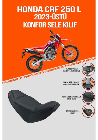 Honda Crf 250, 250l 2023 - Üstü Konfor Sele Kılıf