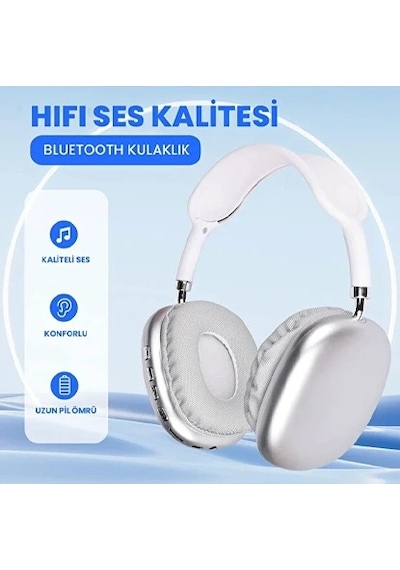 Eıma P9 Kablosuz Bluetooth Kulaklık Over Ear Kulaküstü Hi-fi Ses