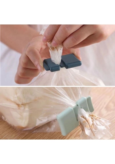 6'lı Poşet Kapatma Klipsi Yaylı Kıstırmalı Torba Ve Ambalaj Paket Kapatıcı Set Diğer