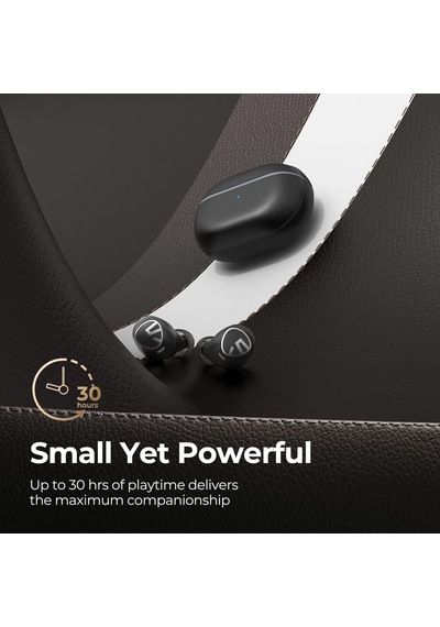 Free2 Classic, Kablosuz Bluetooth V5.1 Kulaklık Ipx5 Suya Dayanıklı Kulak İçi Bluetooth Kulaklık, Dahili Mikrofonlu, 30 Saat Çalma Süresi Siyah